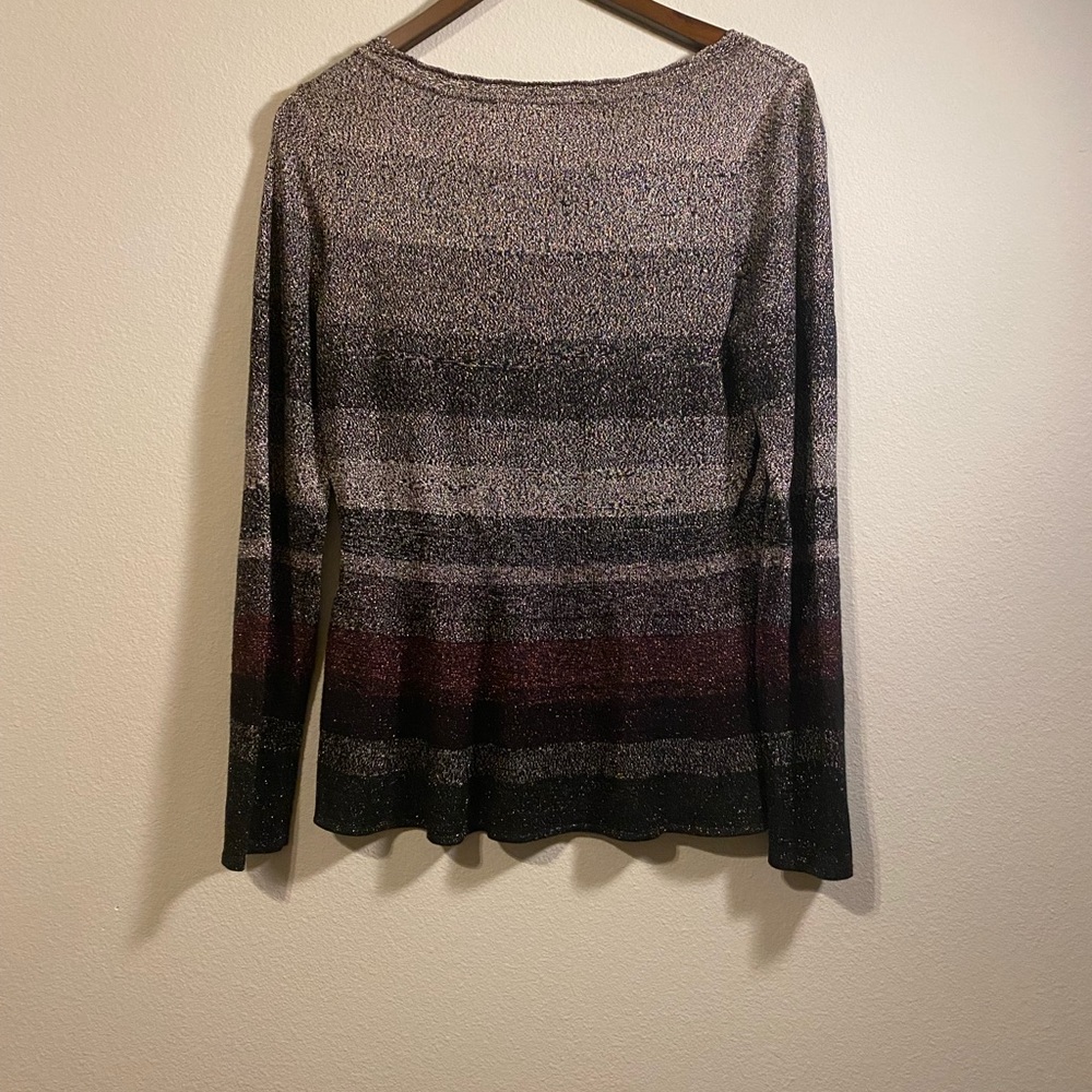 White House Black Market Peplum Sweater Size S